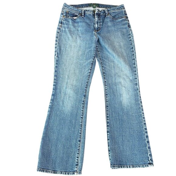 LRL Ralph Lauren Bootcut Blue Jeans Sz 10 (32x30) #79N - Picture 2 of 10